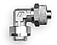 Link to push-on fittings - nickel plated brass